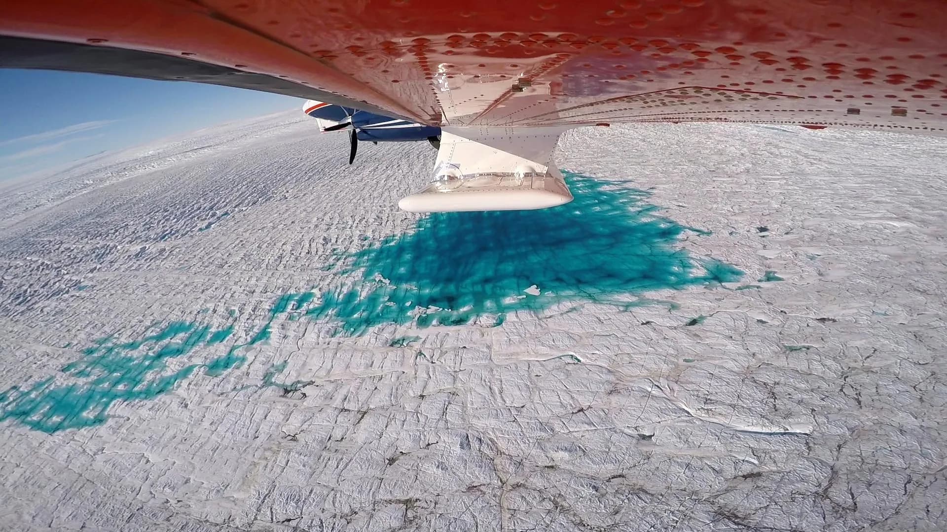 A Greenland glacier is cracking open in real time